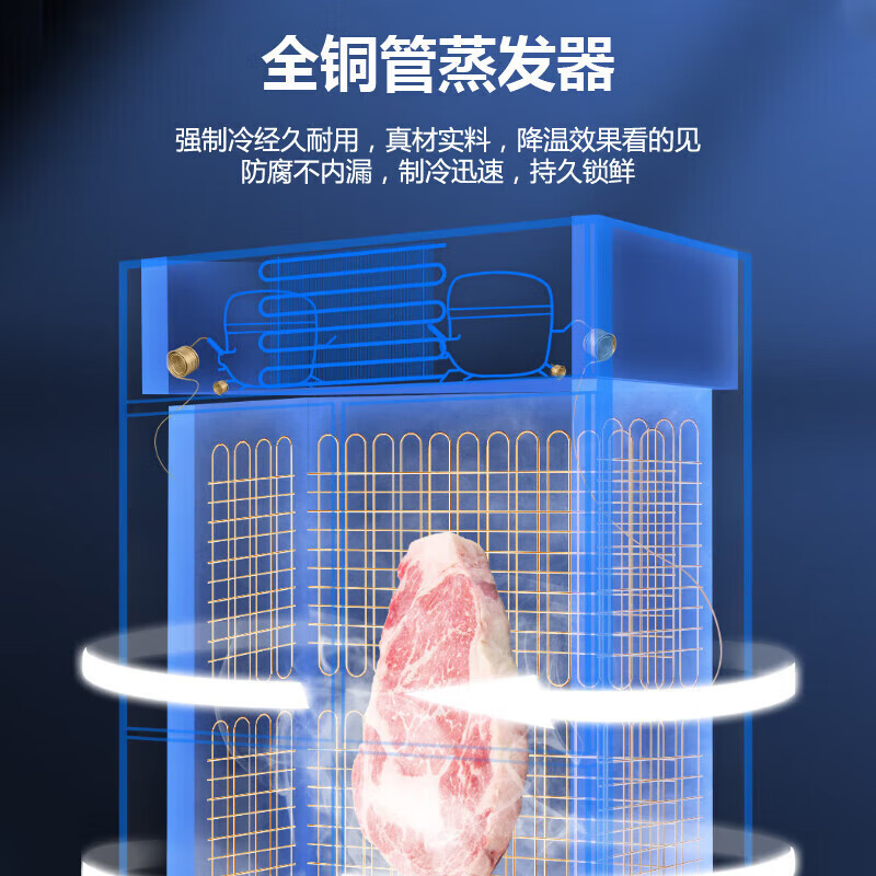 Haier four-door freezer commercial kitchen refrigerator first-class energy efficiency box large-capacity stainless steel vertical refrigeration and fresh-keeping cabinet freezer quick-freezer hotel kitchen 201 high-precision stainless steel four-door dual temperature SL-1020C2D2S