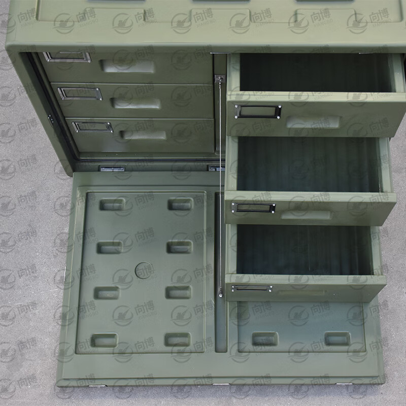 Xiangbo six-drawer box XTC800*600*600mm six-drawer medicinal material box rotational molding rotational molding box equipment box XB type