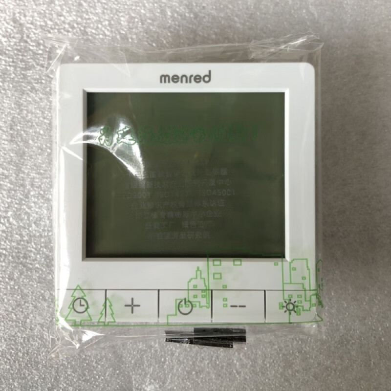 Menred thermostat water heating RT1.13 large screen LCD electric heating wifi linkage boiler water pump RT1.13 LCD water heating thermostat (white)