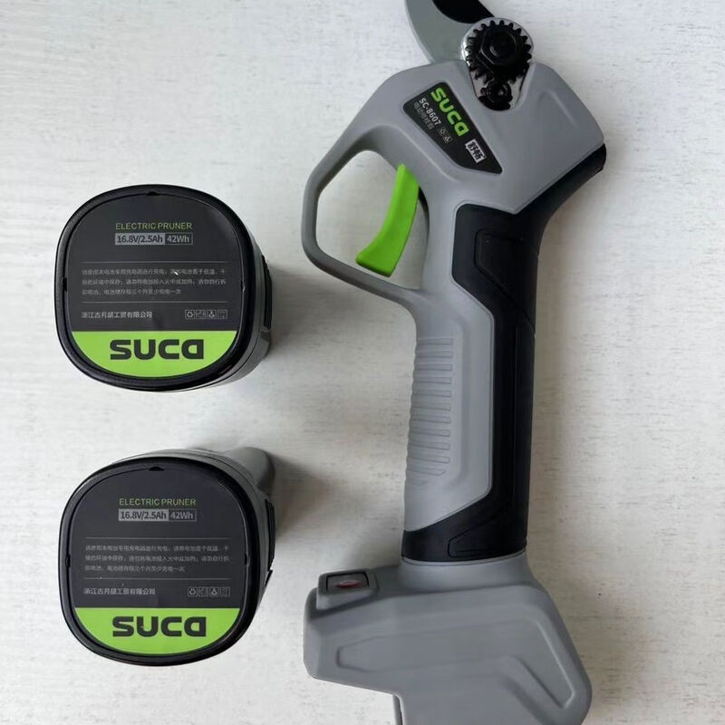 Shuchang 8607Pro electric pruning shears, rechargeable lithium battery, special high-power electric shears for fruit trees, comes standard with two batteries and one charger
