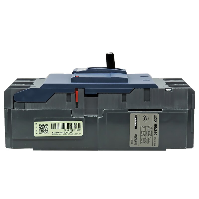 EZD100E3100N plastic case circuit breaker economical air switch 3P three-phase circuit breaker short circuit overload protection type 3P (three-pole EZD630M3630K_630A