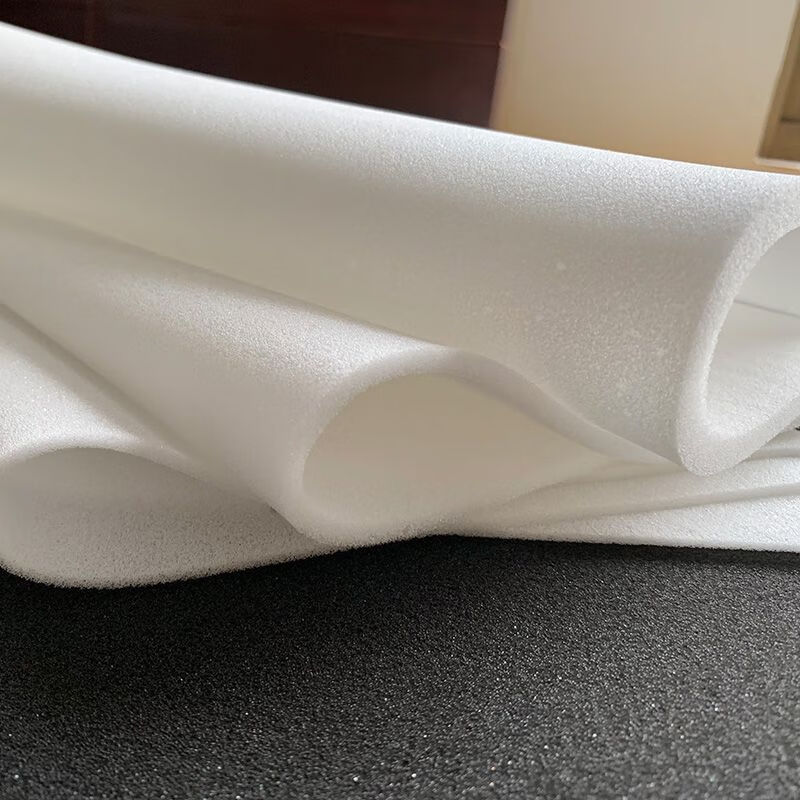 Sponge gasket cushioning black and white medium and high density sponge custom sliced thick and thin sponge gasket fruit packaging luggage lining shock-proof and anti-collision plastic box 24*24*0.3 cm 200 pieces