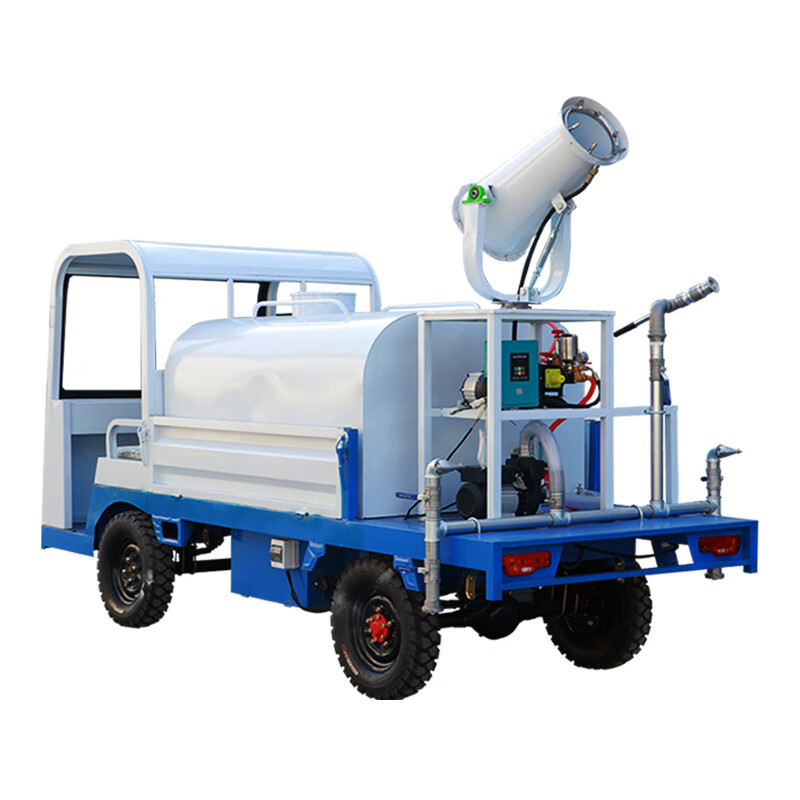 Dingkaisheng new energy sprinkler truck fog cannon machine electric fog cannon machine fog cannon four-wheel sprinkler truck for construction site four-wheel sprinkler truck three-in-one