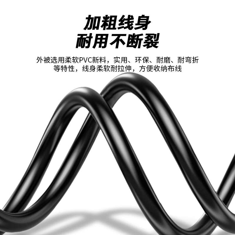 Ningcai (NINGCAI) BNC cable 75 oscilloscope probe signal video extension cable NC-Q9JJ2V0150 coaxial Q9 male to male black 1.5m