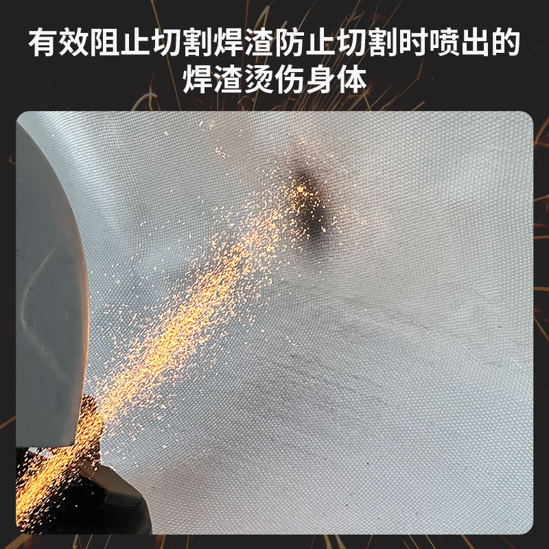 Welding fire blanket, industrial fire protection special kitchen and household fire blanket, thickened high temperature resistant fireproof welding protective blanket, 3mm thick industrial welding fire blanket 1.2 1.2m
