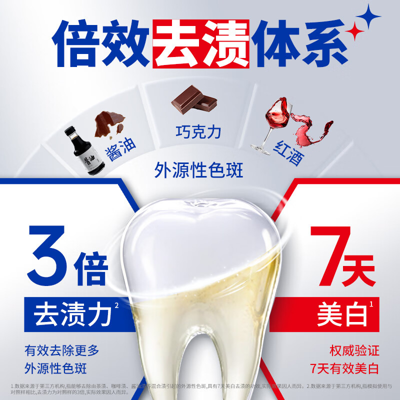 Lion White White Double Effect White Polar Mint 120g Colorful Fruit Extract 120g Baking Soda 120g*3 Whitening and Anti-Yellowing