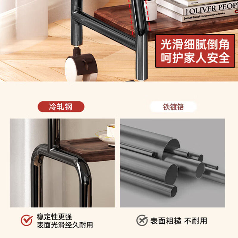 Beishi 32-75 inch universal mobile TV floor stand TV stand floor cart mobile stand suitable for Hisense Skyworth Sony Xiaomi and other TV stands Single layer 32-75 inches universal/wood grain storage tray