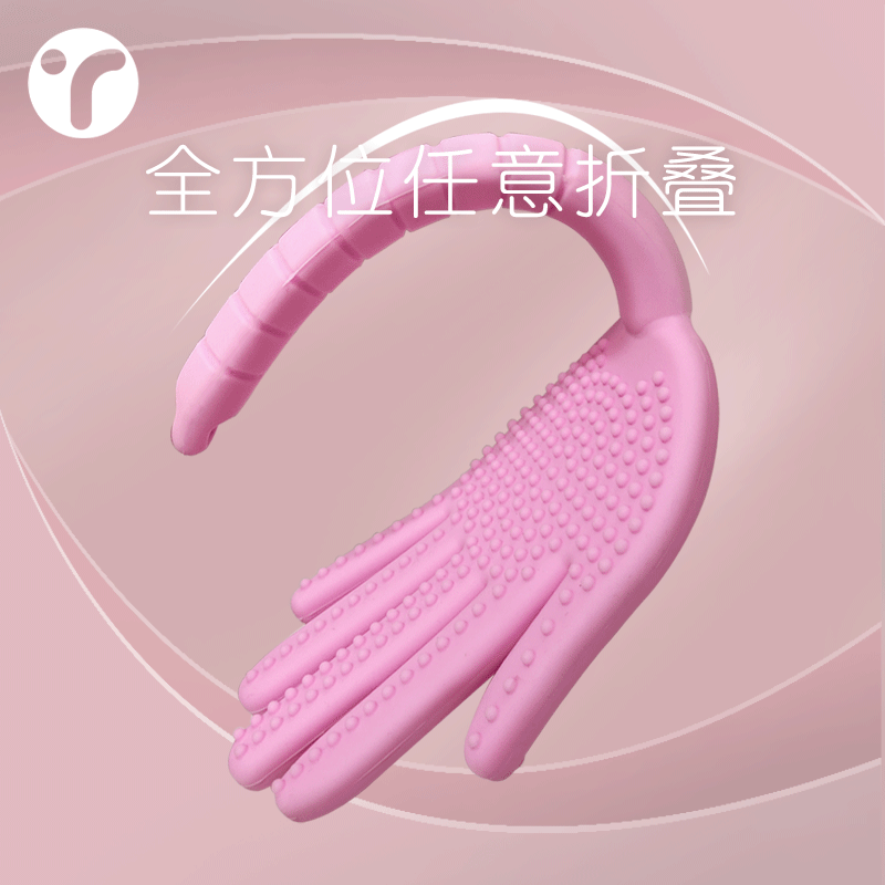 YINGRUITE Sha Plate Silicone Fitness Health Meridian Pat Home Sha Pound Massage Sha Hammer Palm Pink Quick Sha Treatment Food Grade Silicone_No