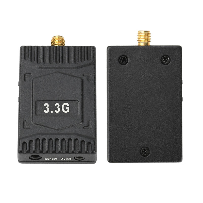 4W 6W wireless audio and video transmitter and receiver 3.3GHzVTX/VRX analog video transmission module 16CH VTX-6W