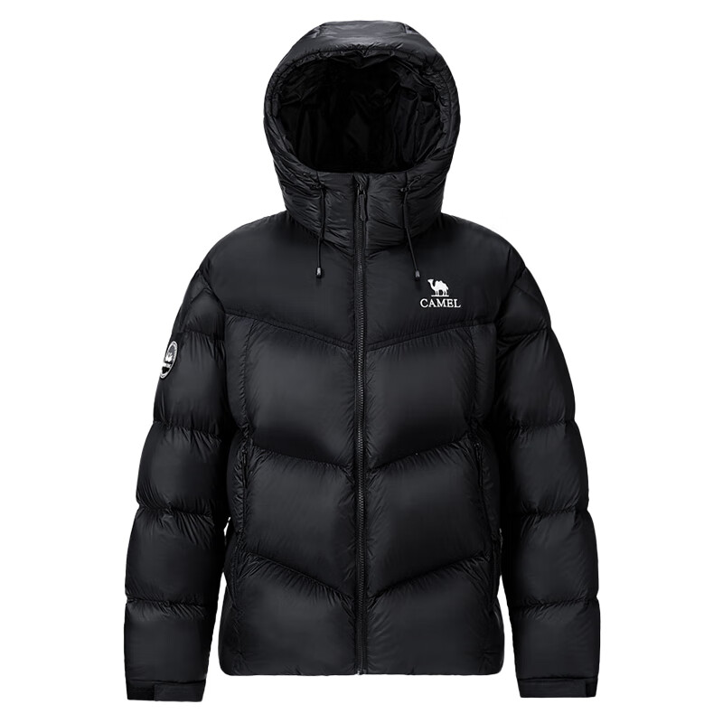 Camel Volcano PRO goose down jacket Dilireba same style men's and women's down jacket thickened hooded jacket M35CR07101