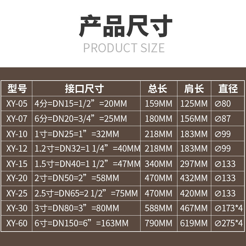 Dryer diaphragm pump silencer pneumatic XY-07/05/20 air pump exhaust suction dryer air compressor silencer silencer XY-07 thread 6 points DN20