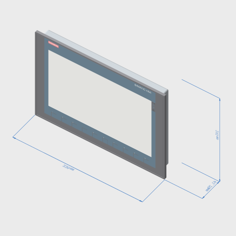 Siemens 6AV21232MB030AX0 SIMATIC HMI KTP1200 12 TFT display 1280 800 KTP1200 PN