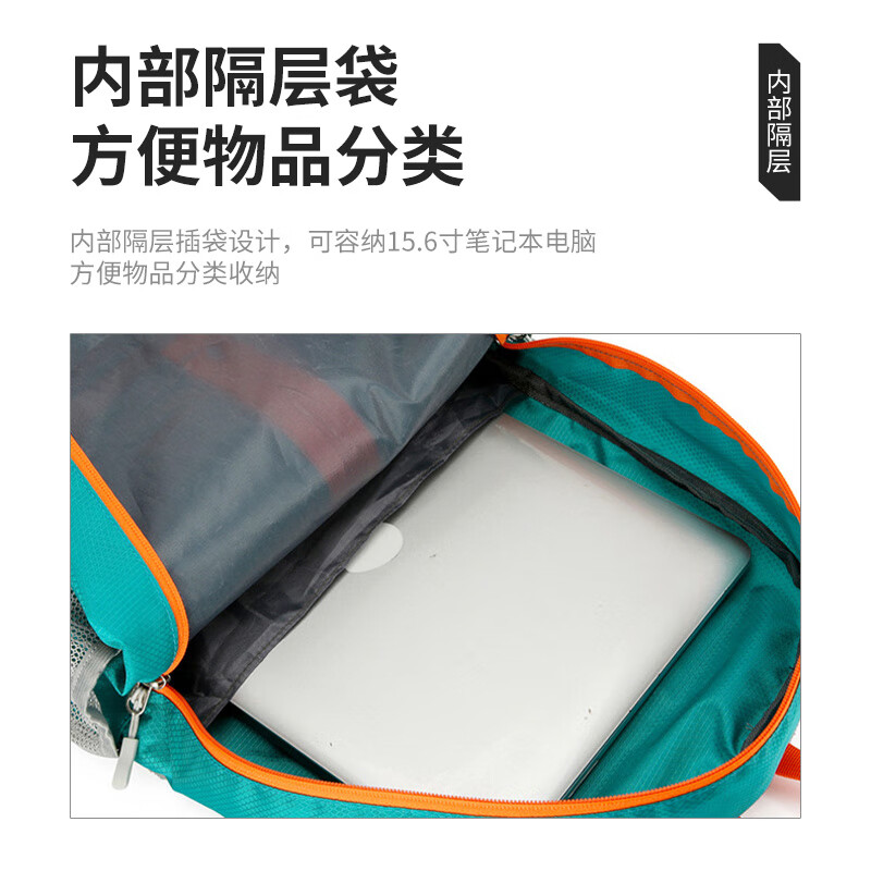 40,000 kilometers outdoor backpack Oxford cloth mountaineering cycling hiking backpack ultra-light multi-functional sports foldable large-capacity bag