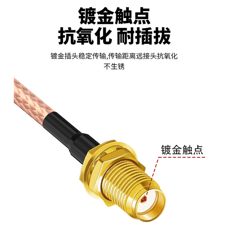 When you need SMA to MMCX connecting cable RG316 shielded high temperature resistant coaxial extension jumper SMA female to MMCX male 0.1 meter SX-SMA/MMCX-KJ-01