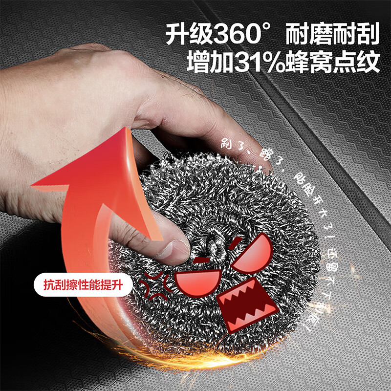 MG (MEJUE) sink large single tank kitchen wash basin handmade 304 stainless steel honeycomb embossed wash basin integrated basin Z-02408