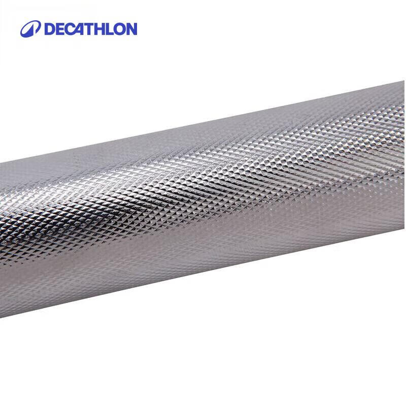 Decathlon dumbbell bar 0.35m short pole iron chrome plated short pole single CRO dumbbell pole-963084