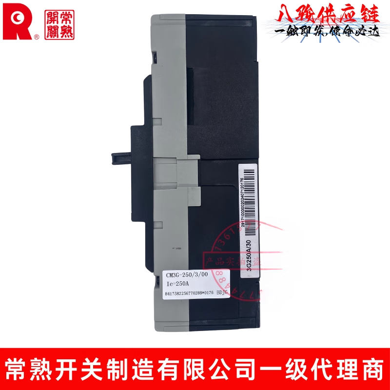 Changshu Switch Manufacturing Co., Ltd. Changshu switch CM3G plastic case isolation switch 160A200A250A circuit breaker 3P4P 3P 160A