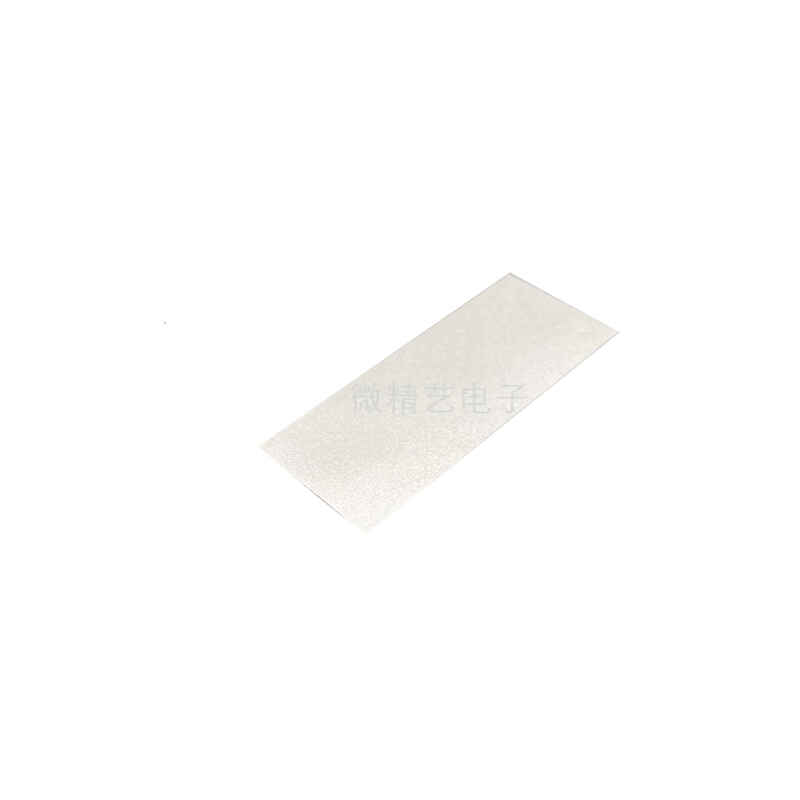 PVDF piezoelectric film can be customized and cut into any shape or size, supporting electrode lead-out, plastic packaging 28um, hot sale 1*1CM