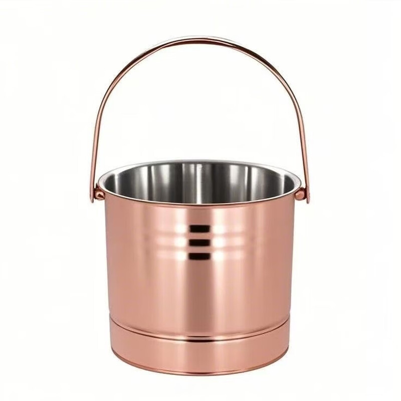 Ye Yu stainless steel ice bucket commercial bar KTV special beer and red wine creative ice bucket ice grain bucket bar champagne bucket 1 pack quality assurance 1 liter ice bucket with water-proof sheet with clip