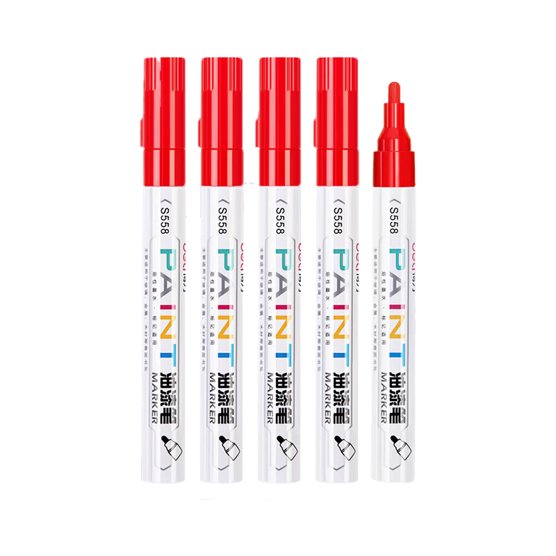 Deli paint pen DL-S576 red 12 pieces/box unit box delivery period 30 days