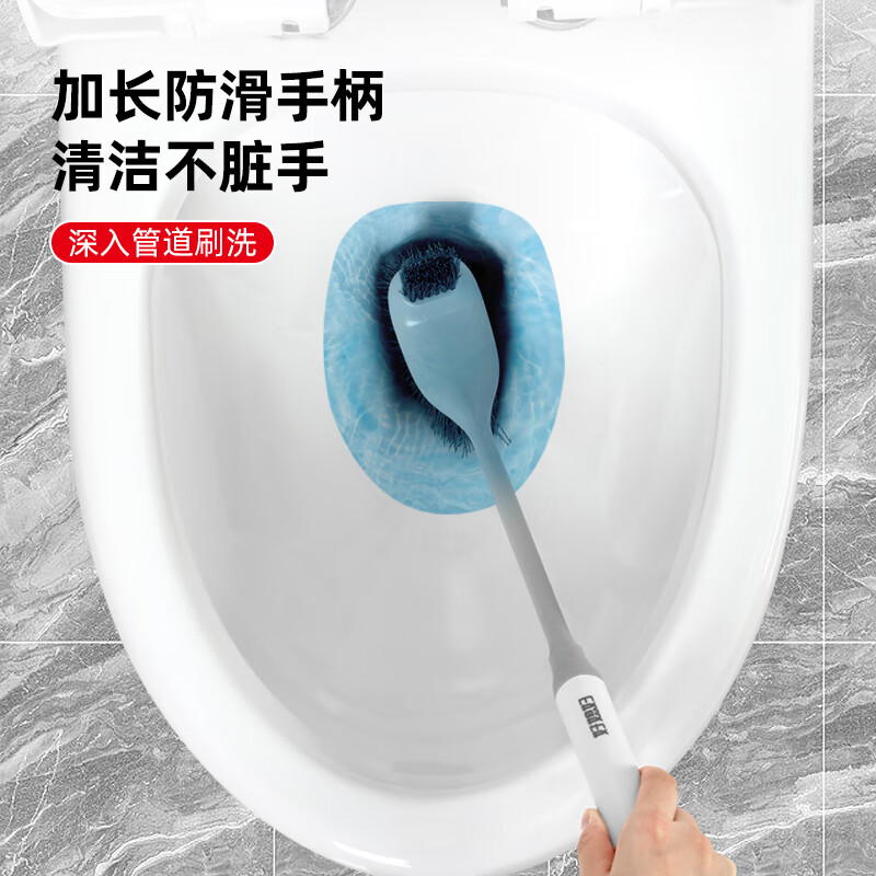 Good wife long handle toilet brush set toilet brush cleaning no dead ends toilet floor brush bathroom gap bathroom double-sided toilet brush