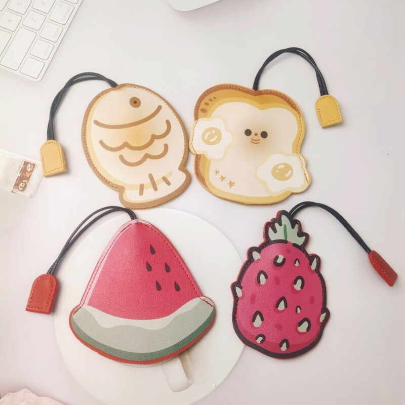 Yunluo key pull-out cartoon electric car large capacity creative key bag car universal cute open yellow toast key bag