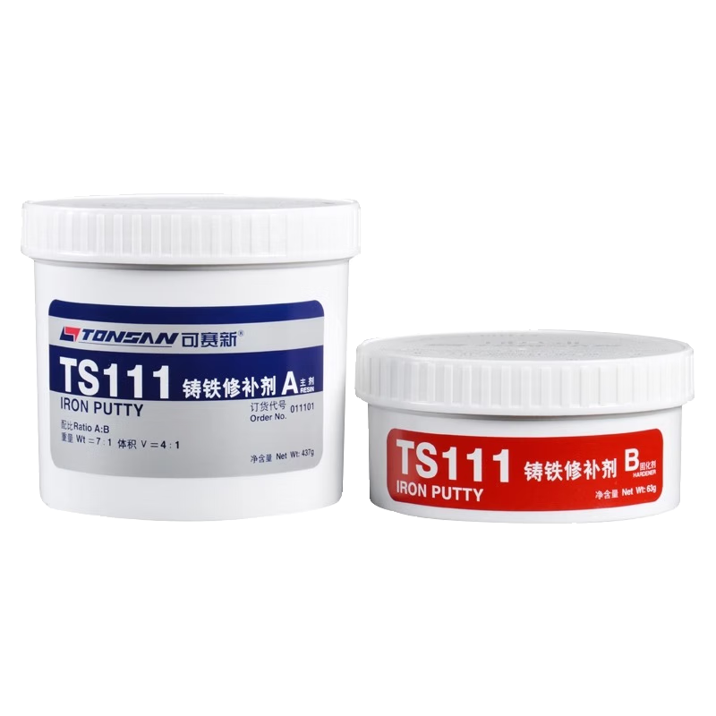 TONSAN Kesai new ts111 iron ts112 steel 113 aluminum industrial casting metal repair agent high temperature resistant ab glue TS406 corrosion resistant coating-500g