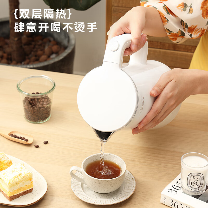 Midea electric kettle with automatic power-off and heat preservation integrated 316L maternal and infant grade stainless steel 1.5L thermostatic kettle with automatic power-off for health preservation 15X301-PRO