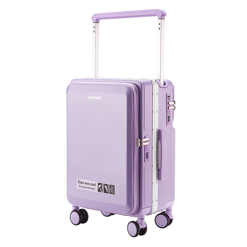 OBIBO/Obibo rechargeable multi-functional double-sided suitcase aluminum frame trolley case 24 for women and men 20 inches universal static dark gray 20 inches