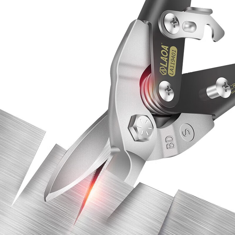 LAOA (LAOA) iron scissors, industrial scissors, powerful multi-functional iron scissors, keel scissors, integrated ceiling aviation scissors, extended straight head aviation scissors LA119404