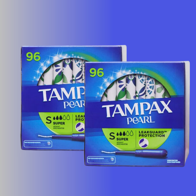 Tambis imported from Canada Tambis (Tampax) catheter type non-sensory built-in tampon swab for sports and swimming long catheter SUPER large flow-96 2 boxes