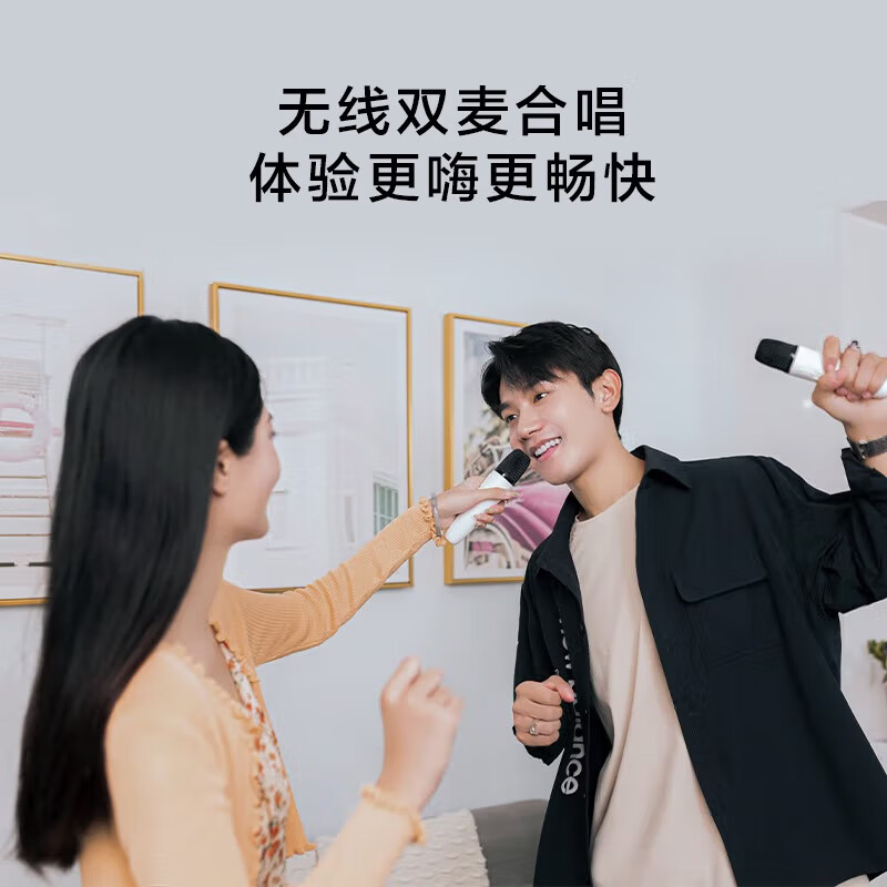 Cool Skyworth TV dedicated karaoke microphone wireless microphone adapted to Skyworth TV/Haiercasa/TCL Thunderbird Microphone/Xiaomi/Huawei Smart Screen Changhong Konka