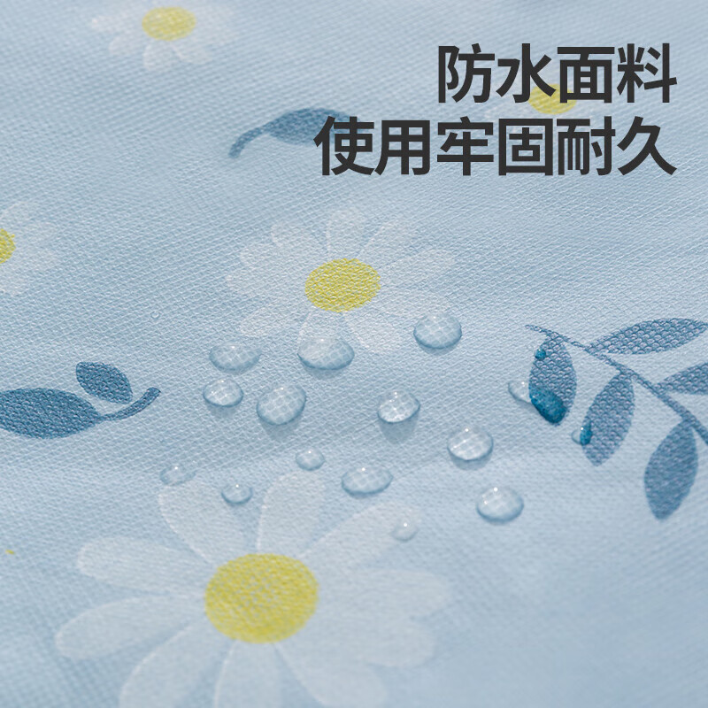 Extra thick student-specific quilt storage bag, large Oxford cloth portable waterproof carrying suitcase, blue large