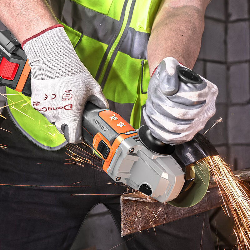 Dongcheng brushless rechargeable lithium battery angle grinder multifunctional cutting and grinding machine Dongcheng lithium battery household polishing machine DCSM07-100Z bare metal