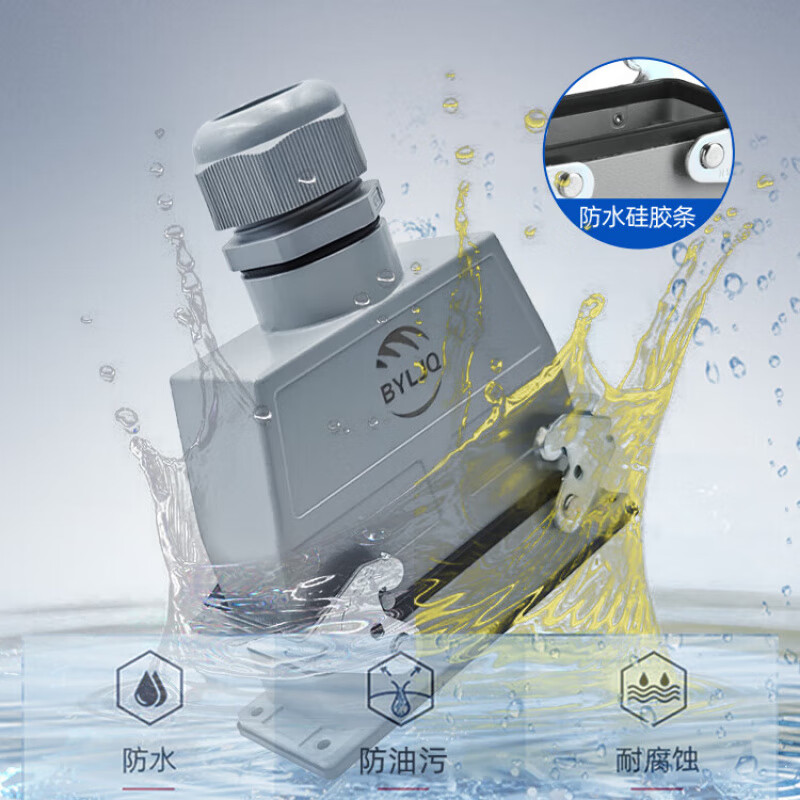 HMK40A high current heavy-duty connector aviation plug and socket metal shell male and female plug 4 cores-48 pins optional core number 2-48 cores