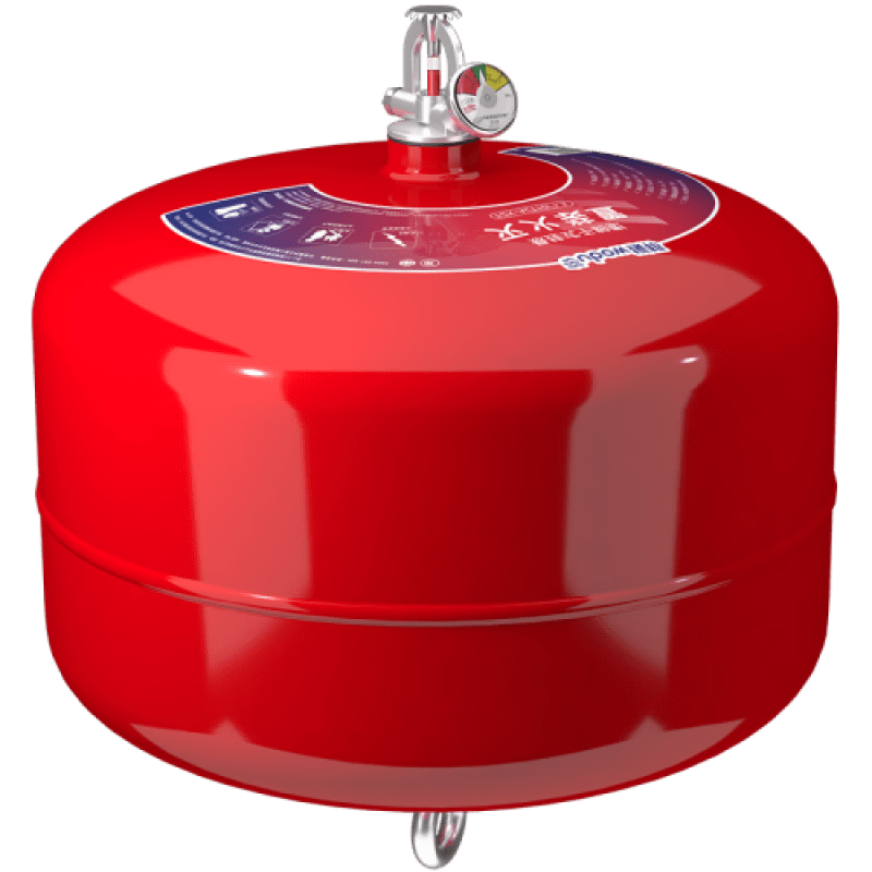 Yuanbang suspended dry powder fire extinguisher automatic fire extinguishing temperature control device fire certified commercial machine room carport garage parking hanging dry powder fire extinguisher 10kg ultra-fine