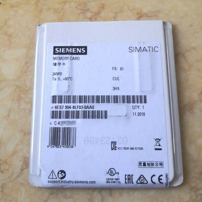 Siemens S7-1200-1500PLC memory card 954-8LC03/8LE/LF/LL/03/04/02- 12M 954-8LE03/04/02 original brand new