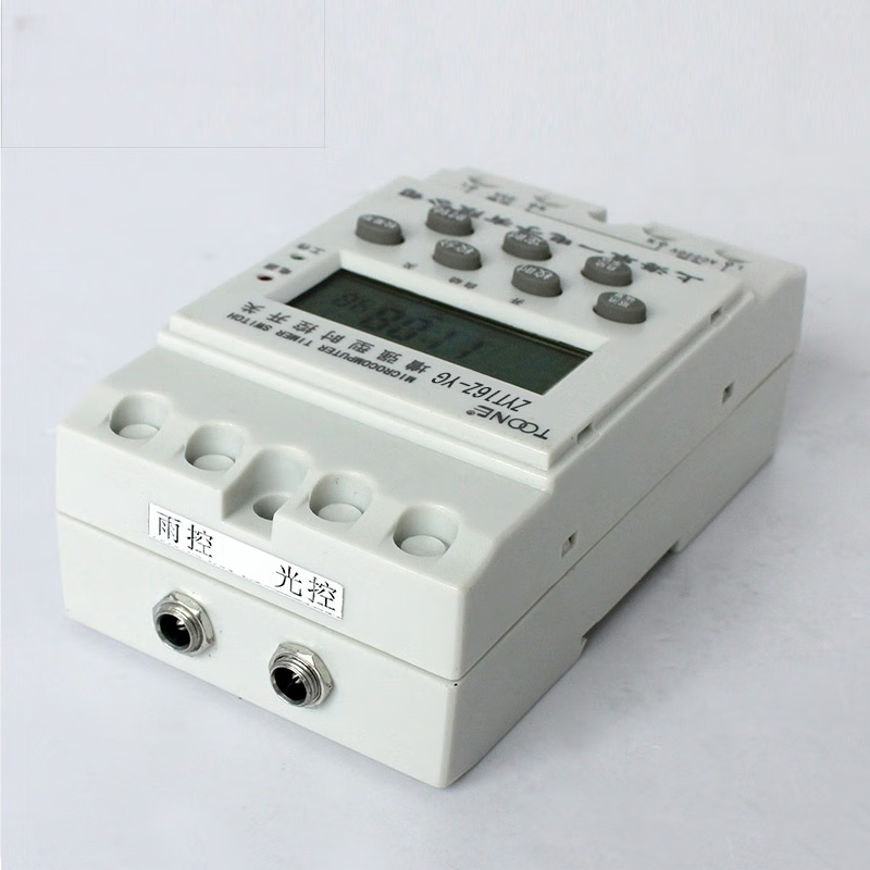 Zhuoyi ZYT16Z-YG smart street light controller rain control light control time control switch automatic timer 220V 600W time control single controller ZYT16ZYG