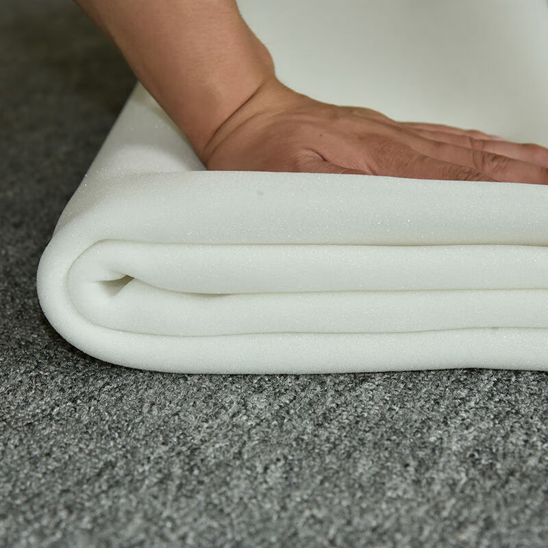 Sponge gasket cushioning black and white medium and high density sponge custom sliced thick and thin sponge gasket fruit packaging luggage lining shock-proof and anti-collision plastic box 24*24*0.3 cm 200 pieces