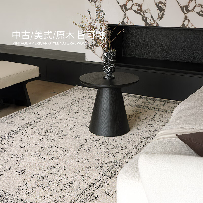 Saibos Flower Temple | Waterproof, antibacterial and glue-free carpet, mid-century French and American style living room sofa, light luxury and high-end bedroom, Flower Temple (formaldehyde-free + waterproof and antibacterial) 190cm*300cm (suitable for 2.6~3m sofa)