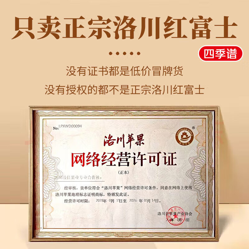 Jingdi Dalochuan Apple Fruit Shaanxi Red Fuji Festival Gift Net Weight 8.5 Jin Single Fruit 85mm + Direct Shipping from the Source