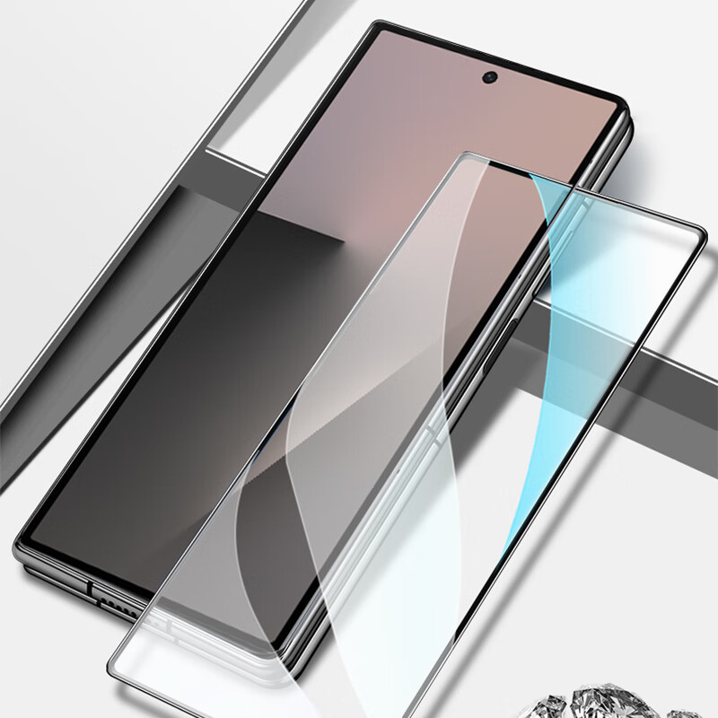 Langling Guaranteed Compensation for Damaged Products Suitable for Samsung ZFold7 Tempered Film zfold7 Protective Film Full Screen Covering HD Ultra-Transparent Anti-drop and Anti-Scratch Protective Film-External Screen