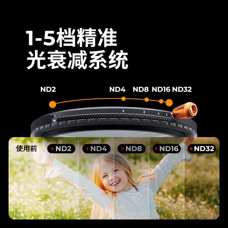 Zhuoer three-in-one filter 67mm 28-layer coating adjustable light reduction filter ND2-32 variable nd filter cpl polarizer suitable for vivo x200 Canon Sony Kang black soft filter