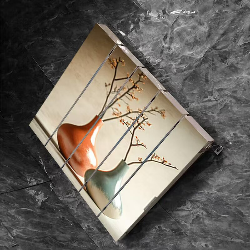 Hongtu radiator household copper-aluminum composite heating surface-mounted vertical ultra-thin new water heating radiator wall-mounted American style double copper tube column width 132 0mm*0 column 1.8m