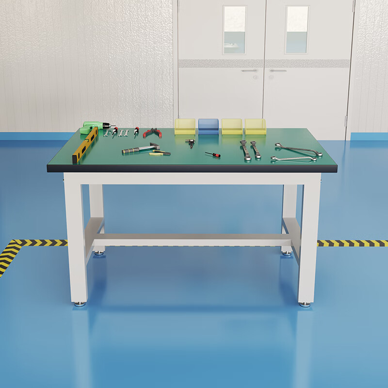 Baigang anti-static workbench heavy-duty fitter operation table length 150 width 120*height 80cm workshop inspection and maintenance experiment table packing table