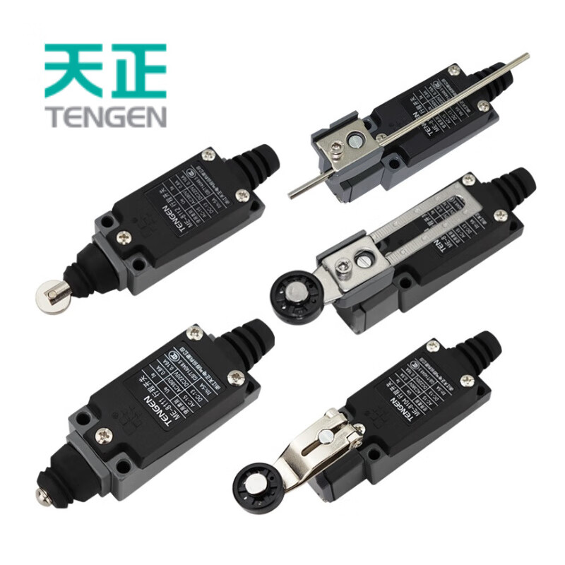 Tianzheng Electric (TENGEN ME) travel switch limit switch ME-8108 self-resetting adjustable roller rotating rod