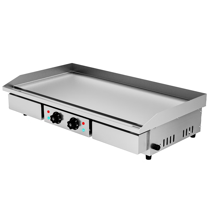 Raft core Teppanyaki Teppanyaki all-in-one machine mirror non-stick electric griddle commercial hand cake machine equipment fried steak squid stall grilled cold noodles machine chrome-plated mirror anti-black non-stick