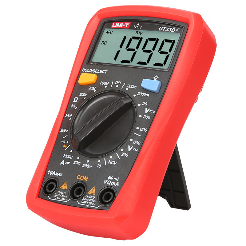 Uni-T UT33D+ pocket digital multimeter multimeter household electrician multimeter NCV non-contact electricity test
