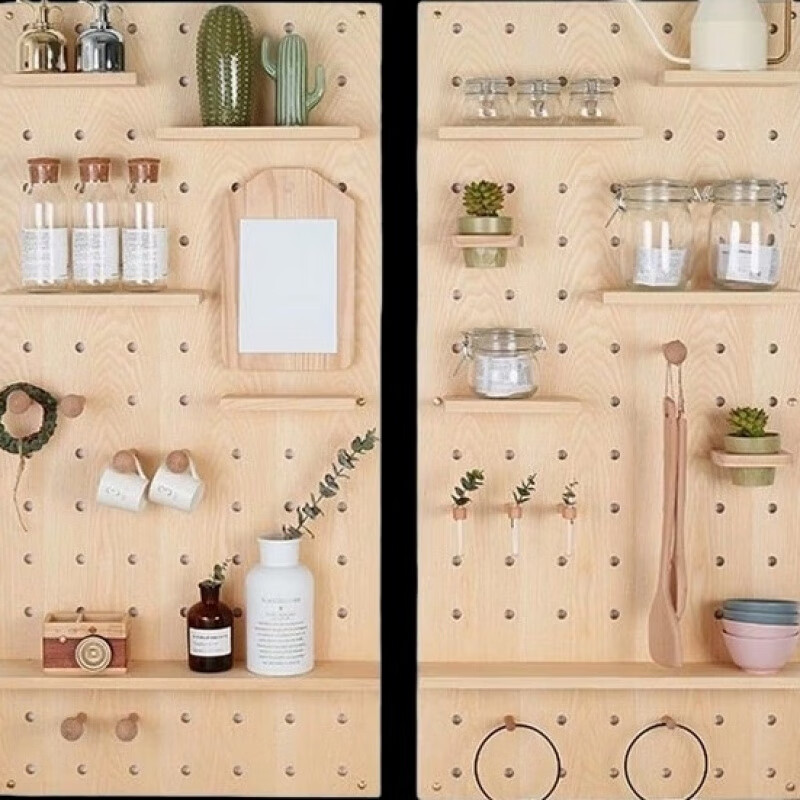 Vinoa solid wood matchstick wall hook round 15mm wooden stick round head wooden stick hole board accessories hole laminate Japanese style matchstick diameter 15mm * length 95mm (5 pieces)