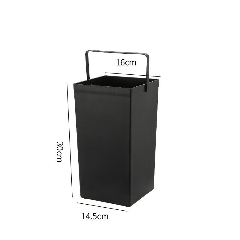 Trash can liner, plastic square inner barrel, trash can liner, outdoor barrel, hotel thickened barrel, flame retardant plastic inner barrel, upper mouth 16*16*30